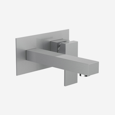 Wallmount lavatory faucet