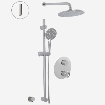 1840 Thermostatic shower system – 2 functions 1840 Thermostatic shower system – 2 functions