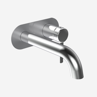 Wallmount lavatory faucet