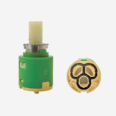 Cartridge for single-hole and wallmount lavatory faucets Cartridge for single-hole and wallmount lavatory faucets