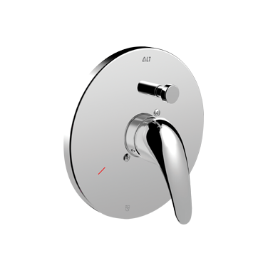 Volo trim set for pressure balance valve with diverter Volo trim set for pressure balance valve with diverter