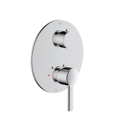 Circo trim set for pressure balance valve with 2-way diverter, non-shared functions